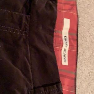 DkNY jeans cotton velvet trouser